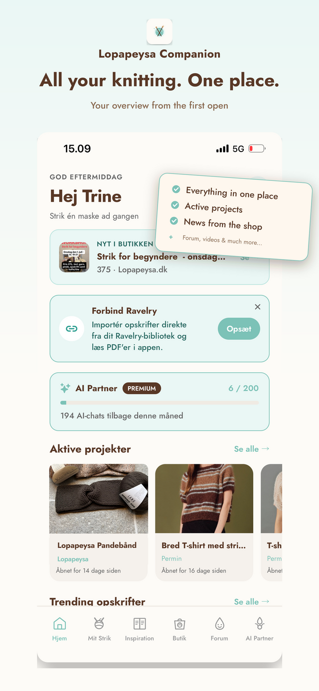 Your digital knitting companion