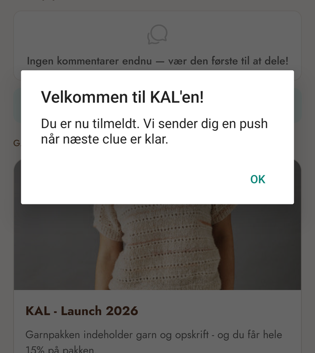 Sig ja til beskeder