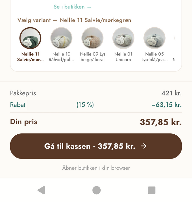 Bestil garnpakken
