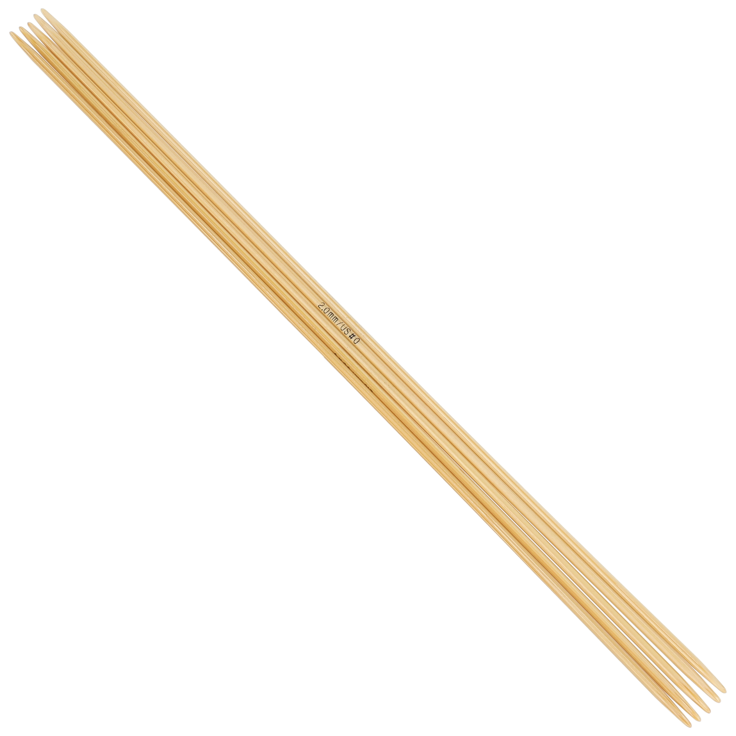 Bamboo Double Pointed Needles - 20 cm