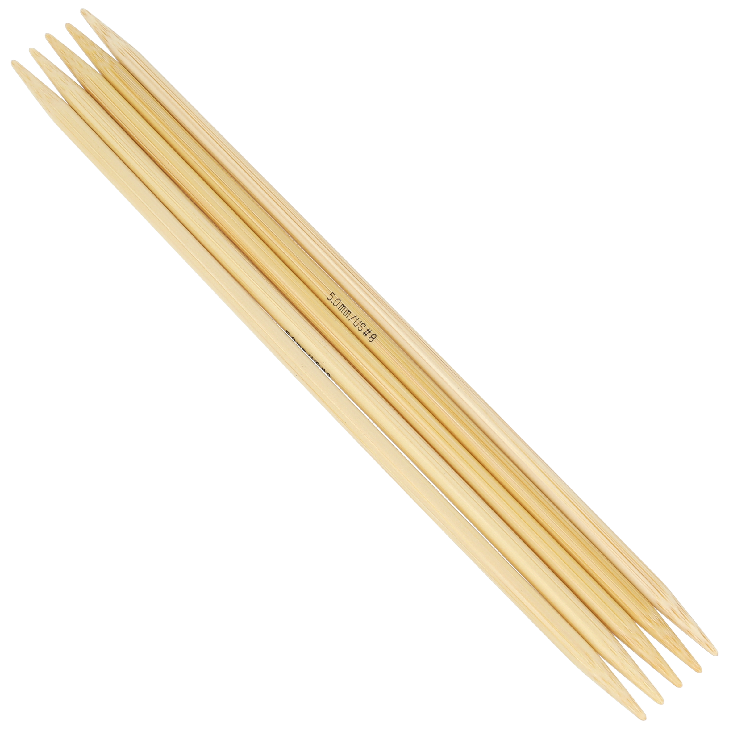 Bamboo Double Pointed Needles - 20 cm