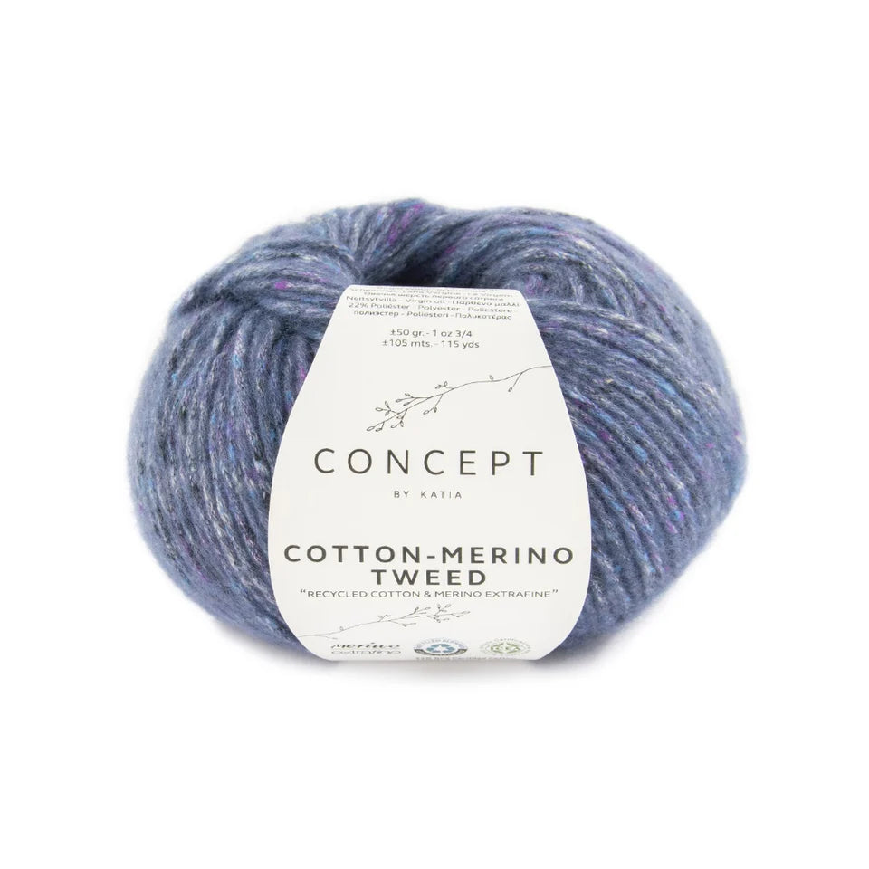Cotton-Merino Tweed