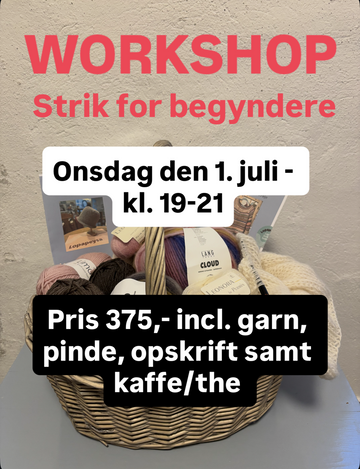 Strik for begyndere  - onsdag den 1. juli 2026