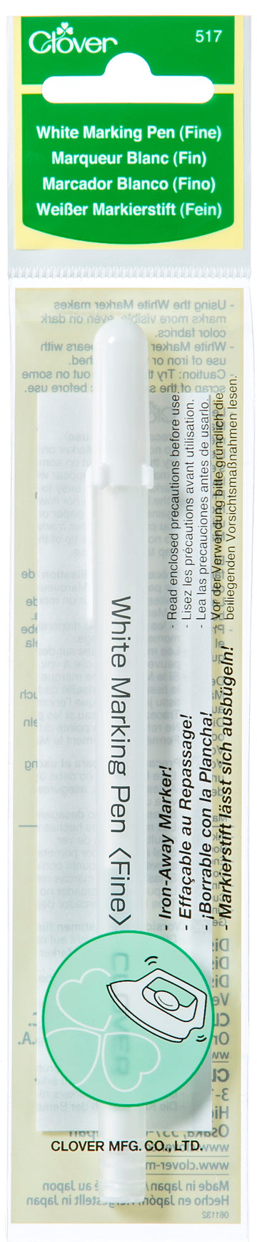 Markeringspen - hvid
