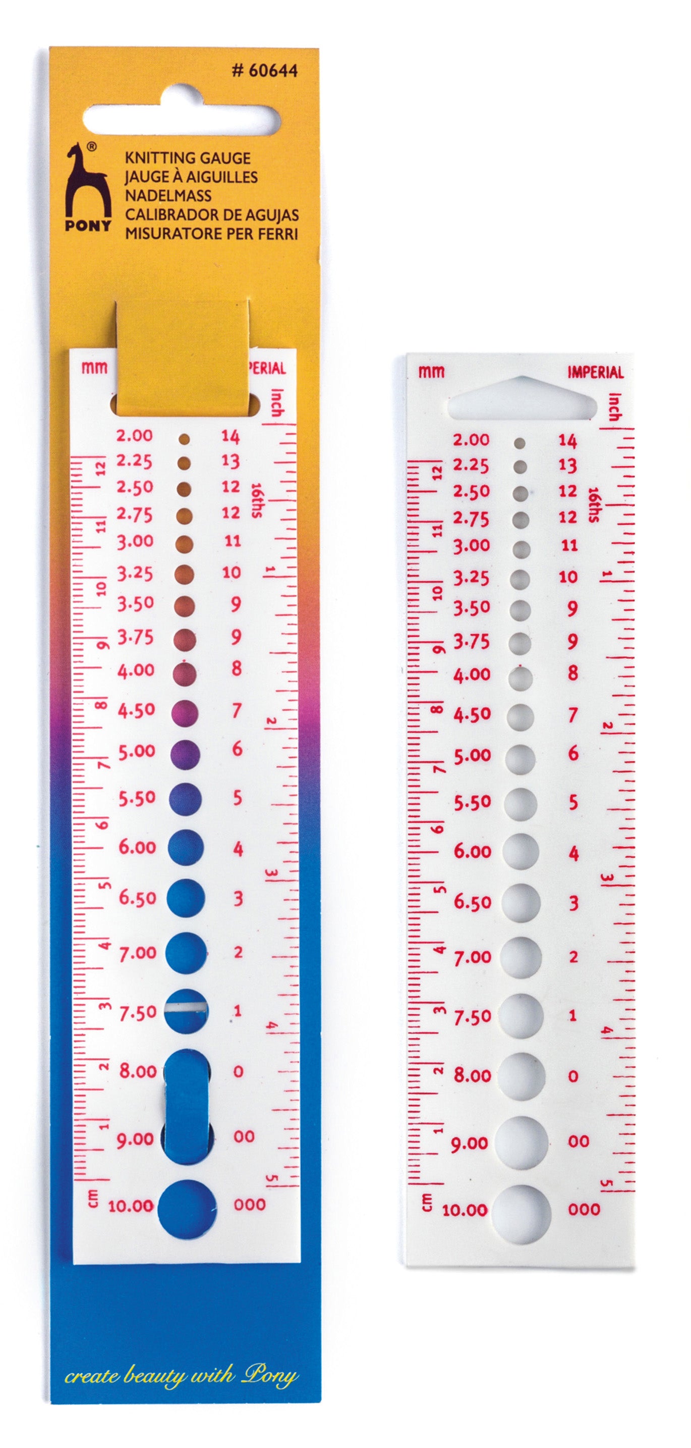 Needle gauge - Pony