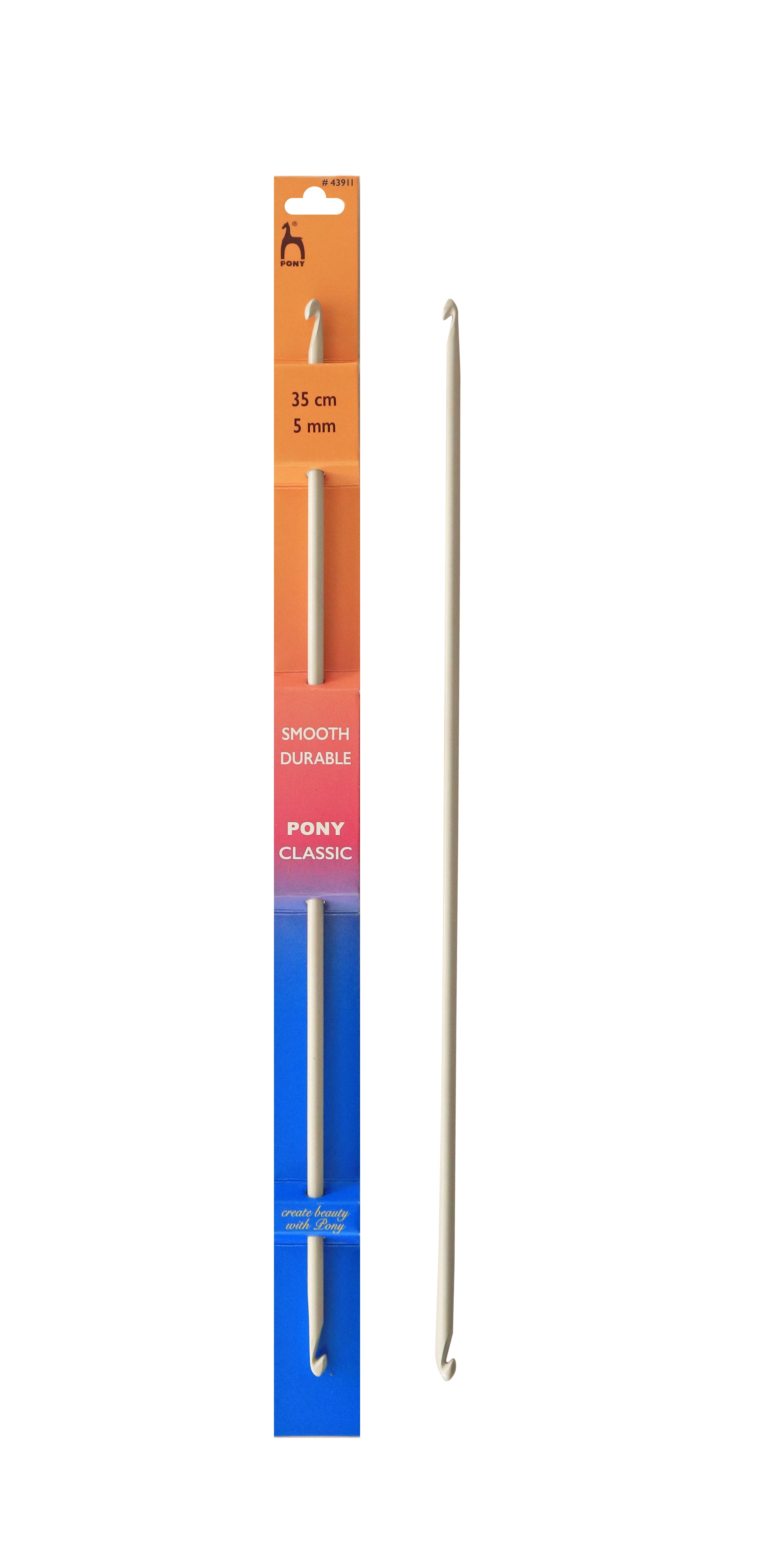 Tunisisk virknål - dubbel - 35 cm