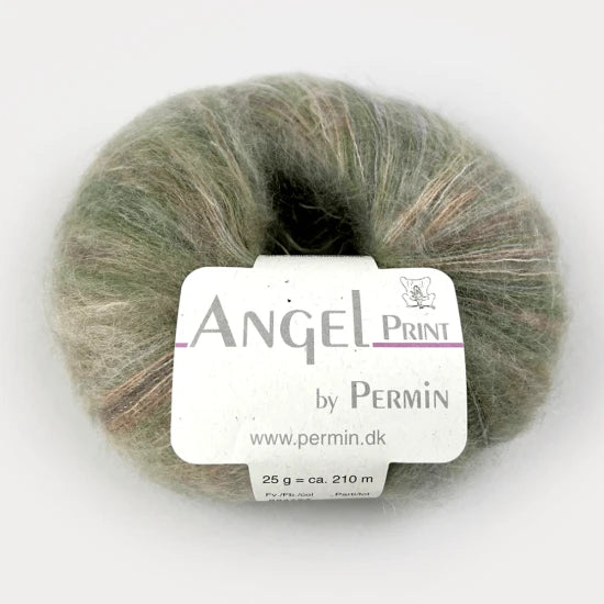 Angel mohair - print
