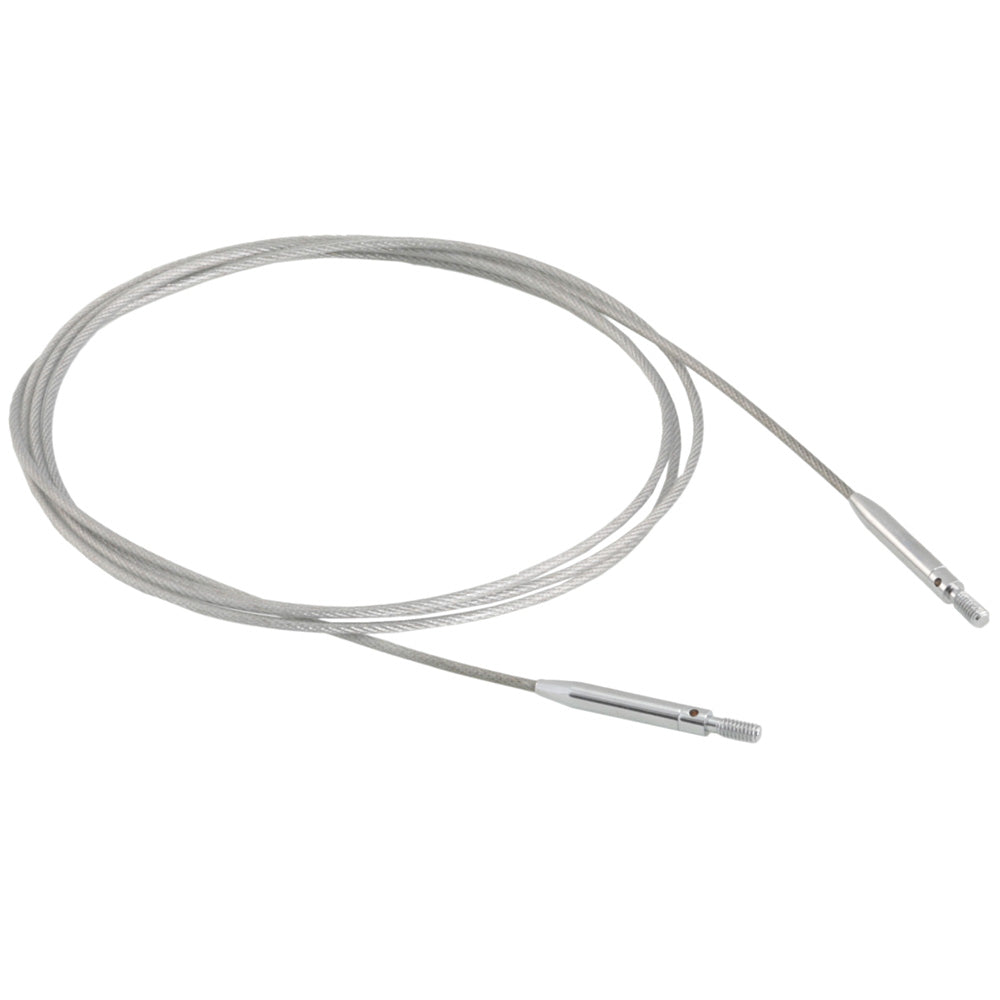Wire till rundstickor - vridbar stål - Knit Pro