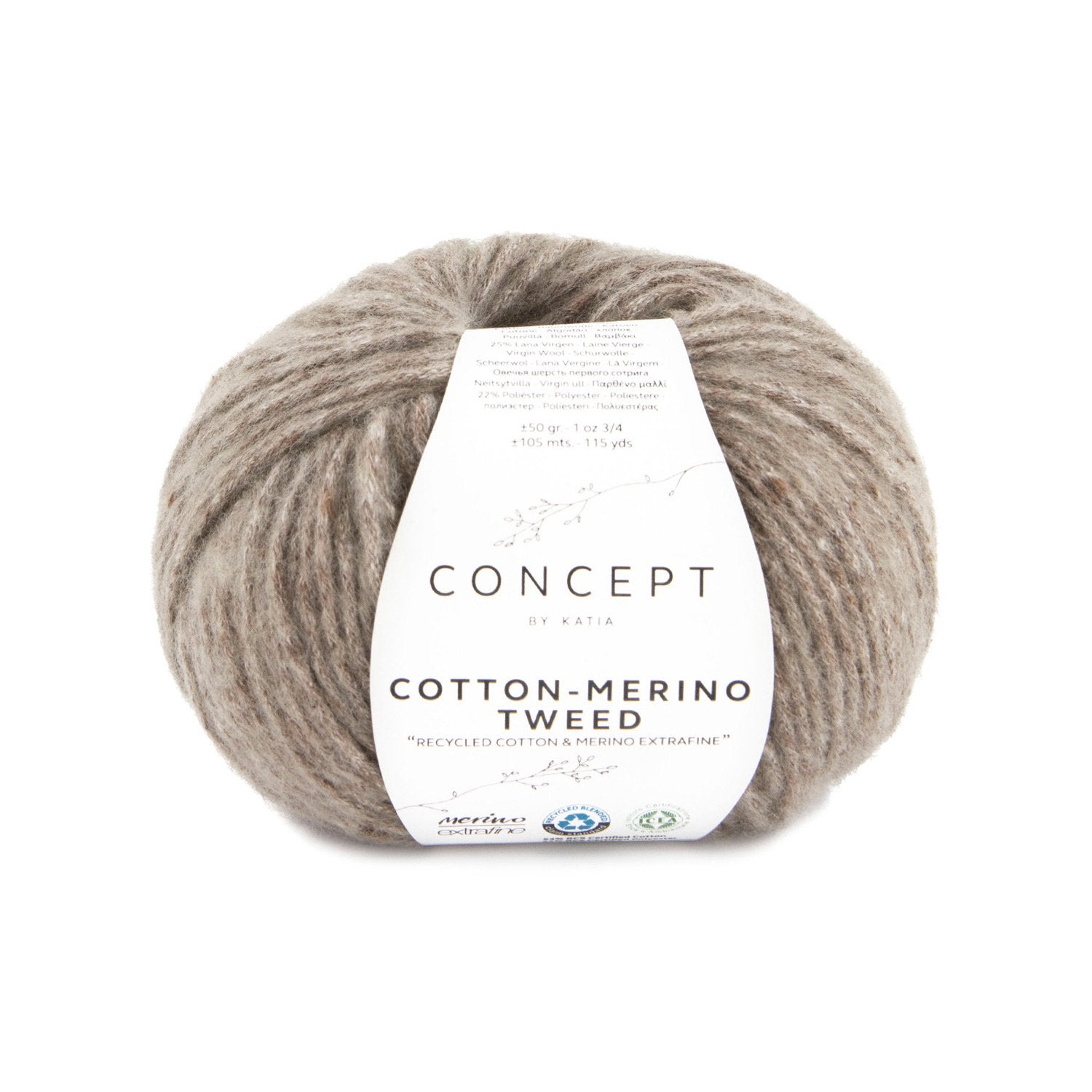 Cotton-Merino Tweed